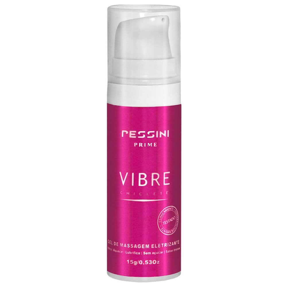Gel de Massagem Eletrizante com Aquecimento - Pessini Vibre Chiclete | 15g - 2