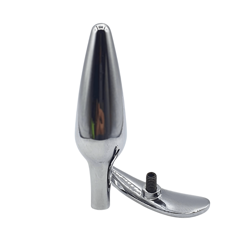 Plug Anal em Aço Inoxidável com Base Removível e Pedra Brilhante - SI | 9,7 x 2,7 cm | Disponível em 2 Cores - 3