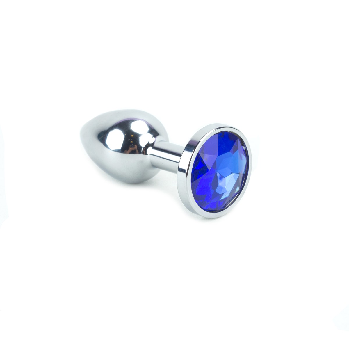 Plug Anal no Tamanho "P" em Aço Inoxidável com Joia - Sexy Import | 6 x 2,5 cm | Disponível em 12 Cores - 5
