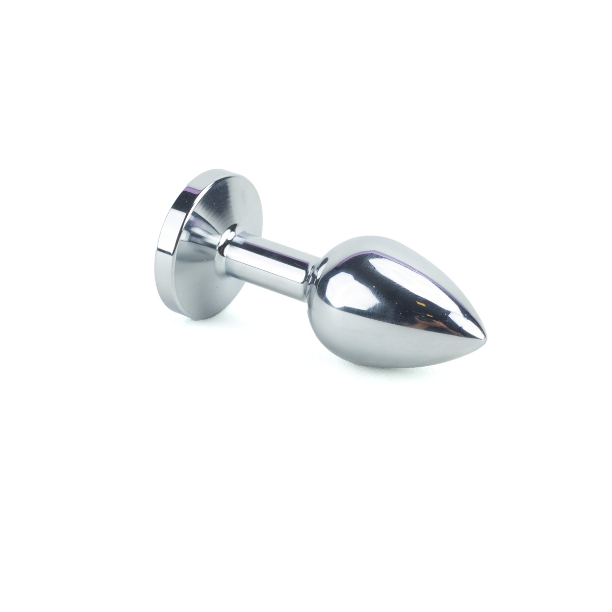 Plug Anal no Tamanho "P" em Aço Inoxidável com Joia - Sexy Import | 6 x 2,5 cm | Disponível em 12 Cores - 2
