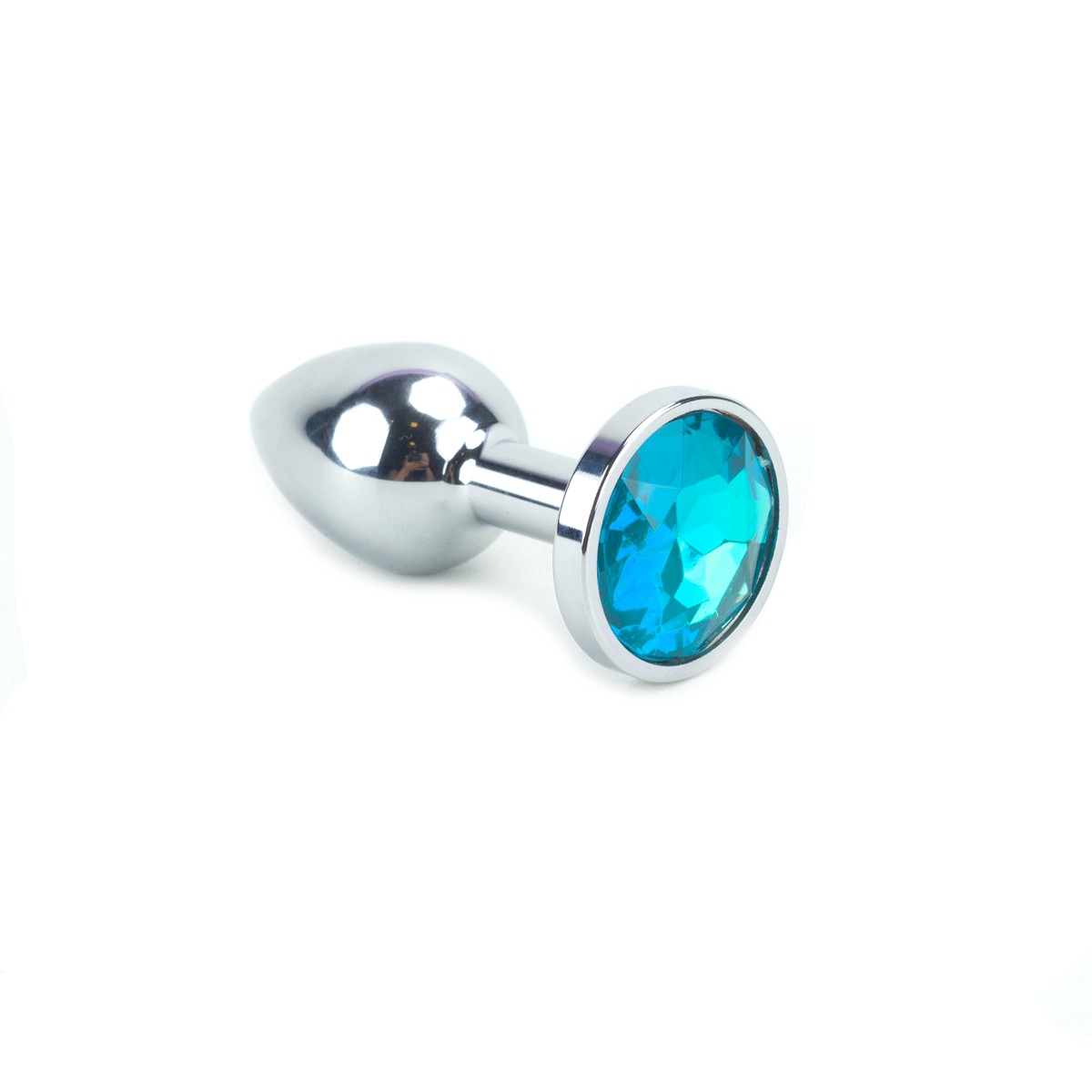Plug Anal no Tamanho "P" em Aço Inoxidável com Joia - Sexy Import | 6 x 2,5 cm | Disponível em 12 Cores - 11