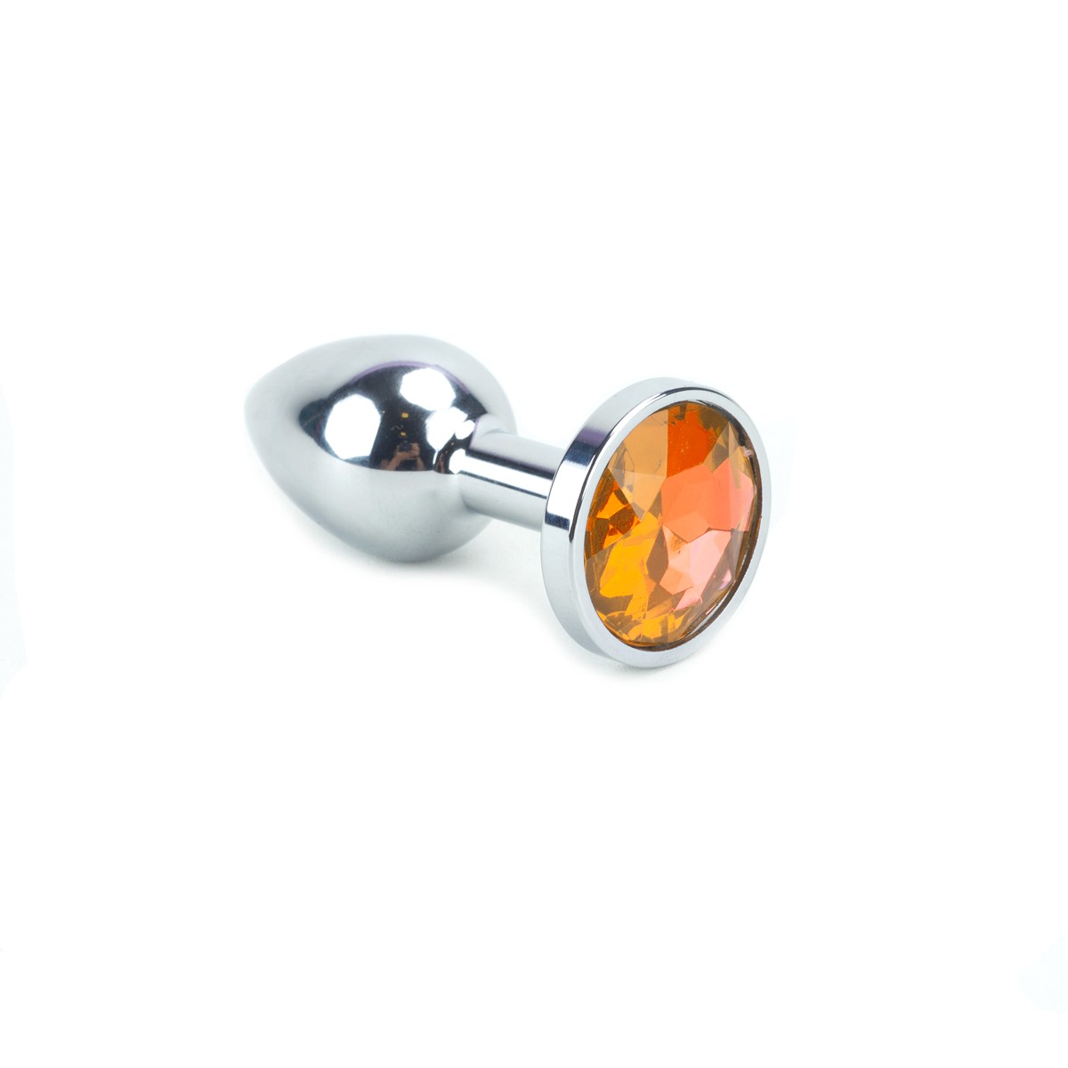 Plug Anal no Tamanho "P" em Aço Inoxidável com Joia - Sexy Import | 6 x 2,5 cm | Disponível em 12 Cores - 9
