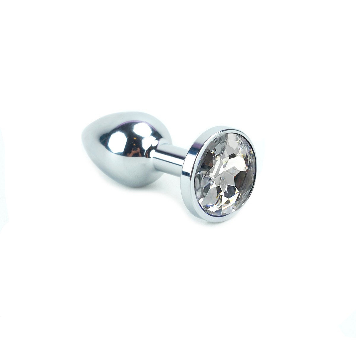 Plug Anal no Tamanho "P" em Aço Inoxidável com Joia - Sexy Import | 6 x 2,5 cm | Disponível em 12 Cores - 10
