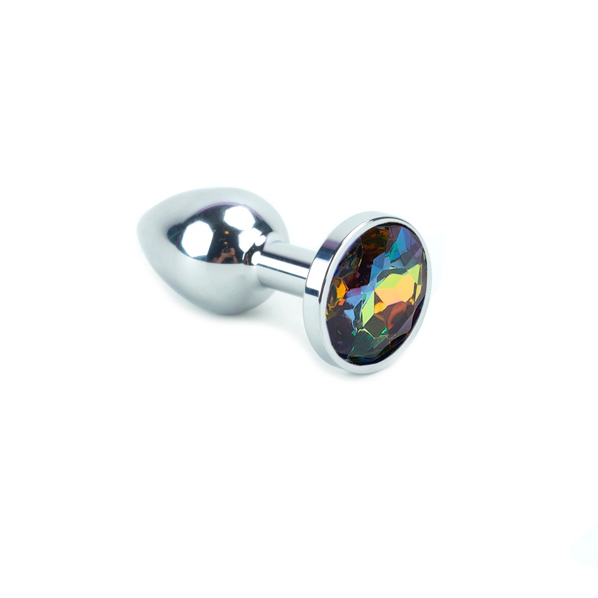 Plug Anal no Tamanho "P" em Aço Inoxidável com Joia - Sexy Import | 6 x 2,5 cm | Disponível em 12 Cores - 13