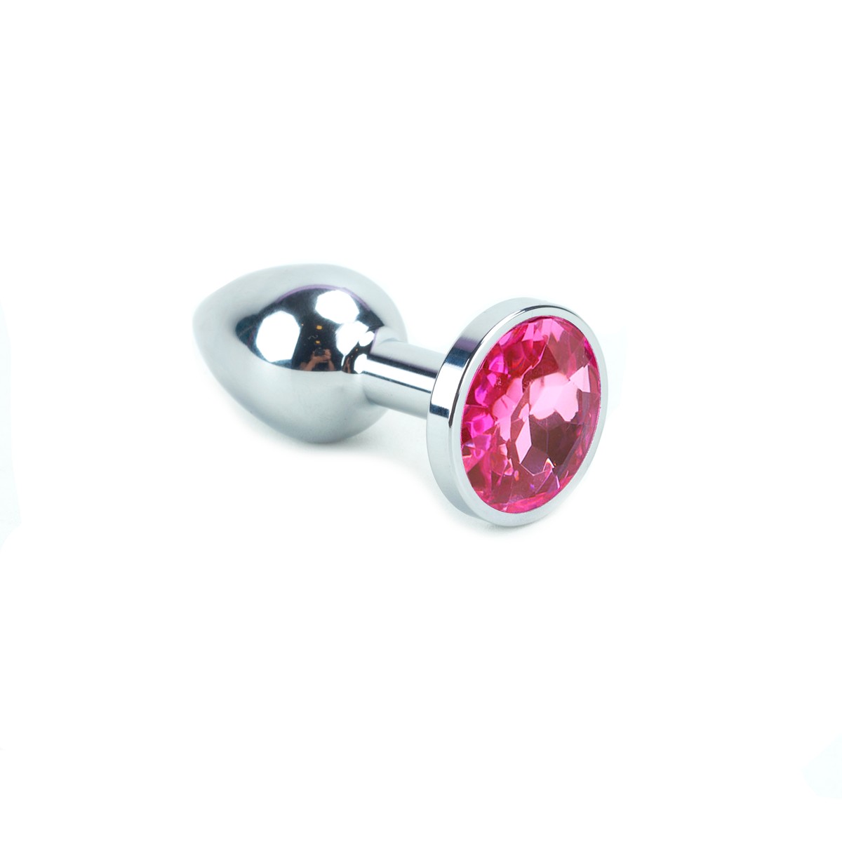 Plug Anal no Tamanho "P" em Aço Inoxidável com Joia - Sexy Import | 6 x 2,5 cm | Disponível em 12 Cores - 3