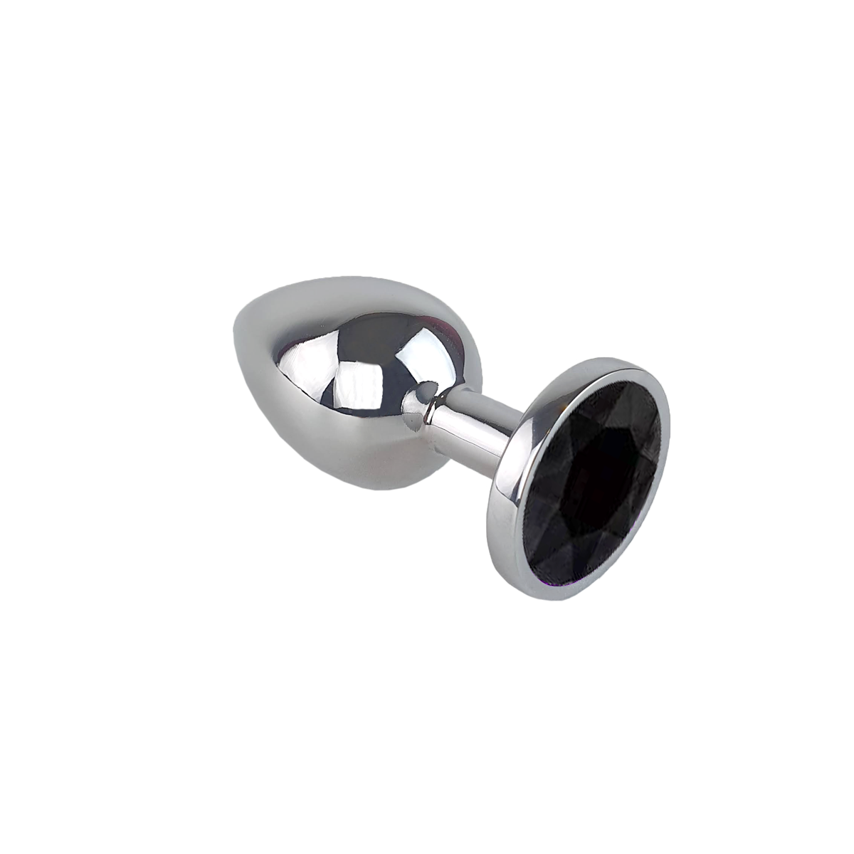 Plug Anal  "G" no Formato Cônico na cor Prata em Aço Inoxidável e Joia - 9 x 3,9 cm | Disponível em 11 Cores - 6