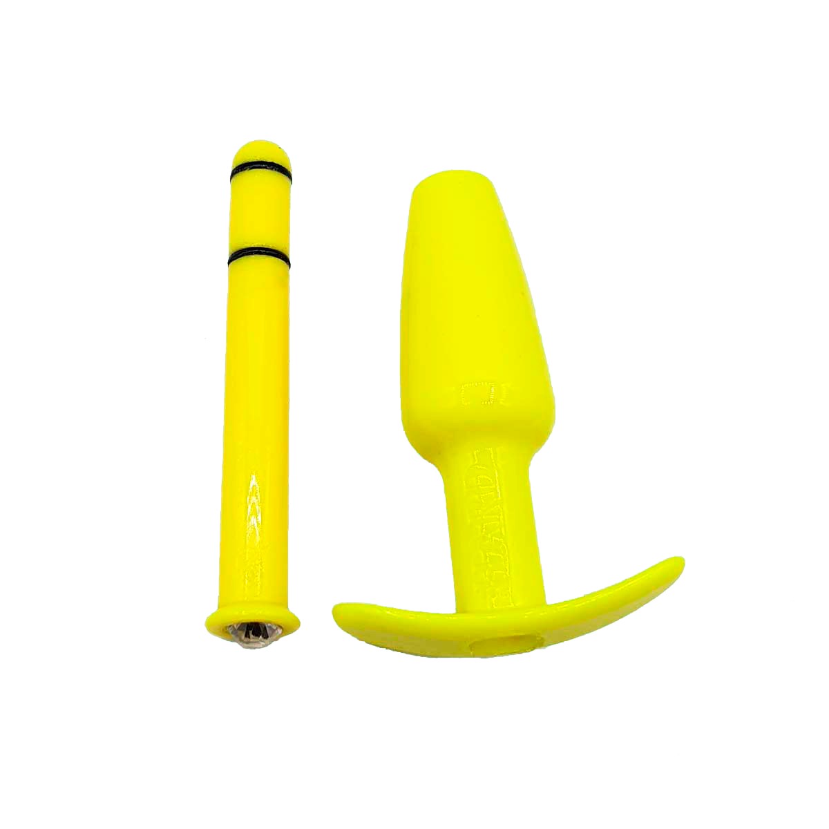Plug Anal com Compartimento para Lubrificante e Pedra Brilhante na Base - Hard Splash | 9,5 x 3 cm | Disponível em 7 Cores - 21