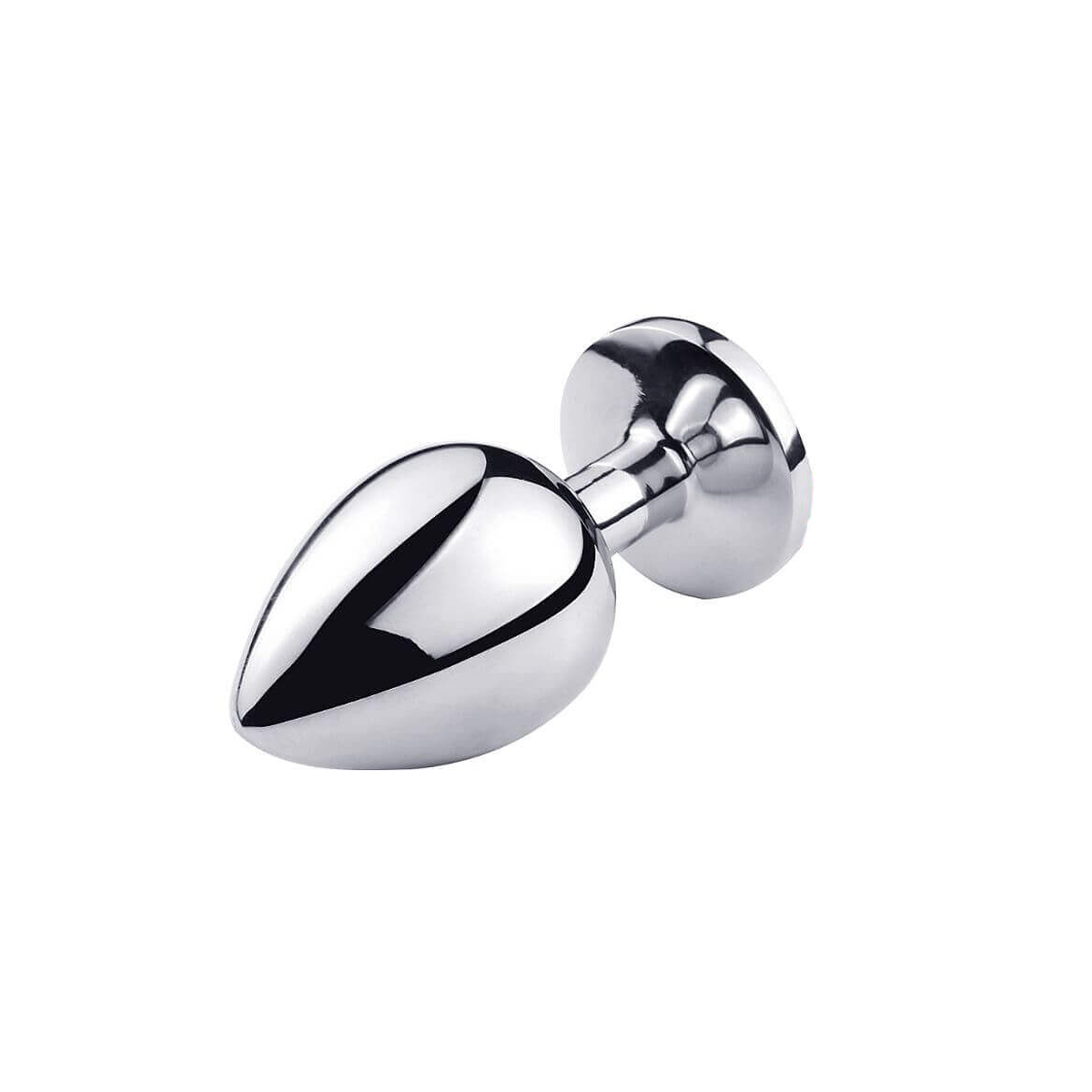 Plug Anal "P" em Aço no Formato Cônico com Joia na Base e Sino - 6 x 2,7 cm | Disponível em 5 Cores - 15