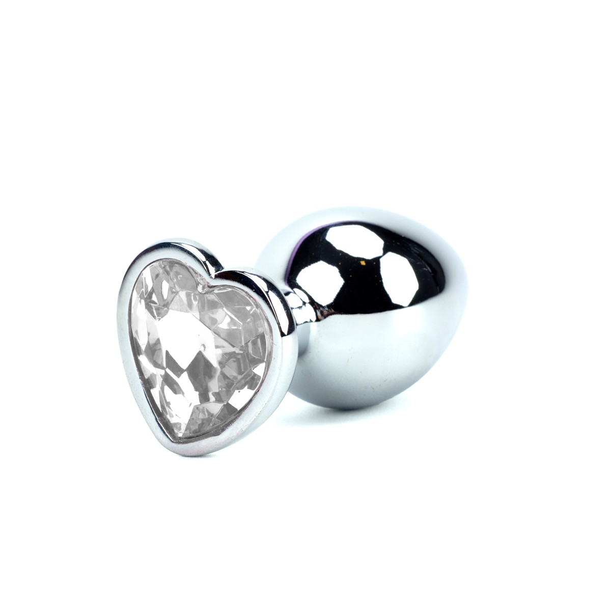 Plug Anal Cônico ''G'' com Detalhe de Joia na Base de Coração - Seamless Butt Plug Starting | 7,5 x 4,1 cm | Disponível em 9 Cores - 8