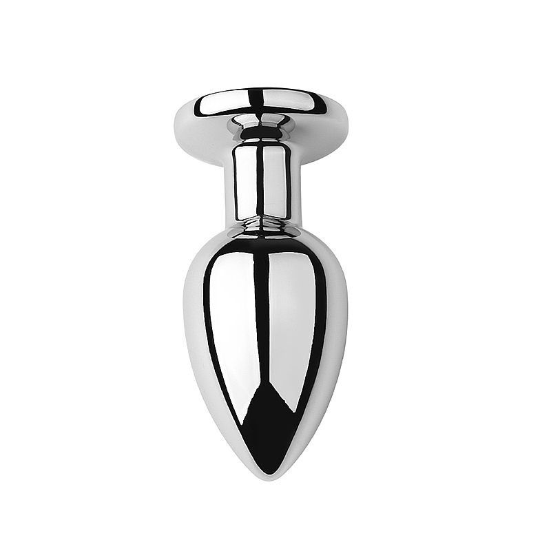 Plug Anal Cônico em Metal Recarregável com 10 Modos de Vibrações e Controle Remoto Sem Fio - Massager | Tamanho: M | Disponível em 2 Cores - 8