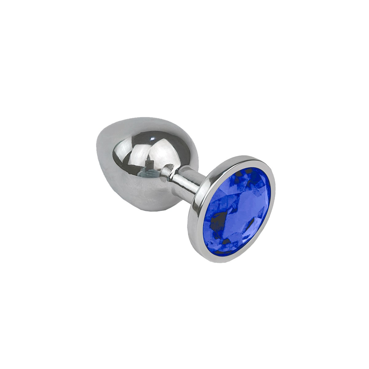 Plug Anal "G" em Metal e Formato Cônico com Joia na Base - 8 x 4 cm | Disponível em 8 Cores - 4
