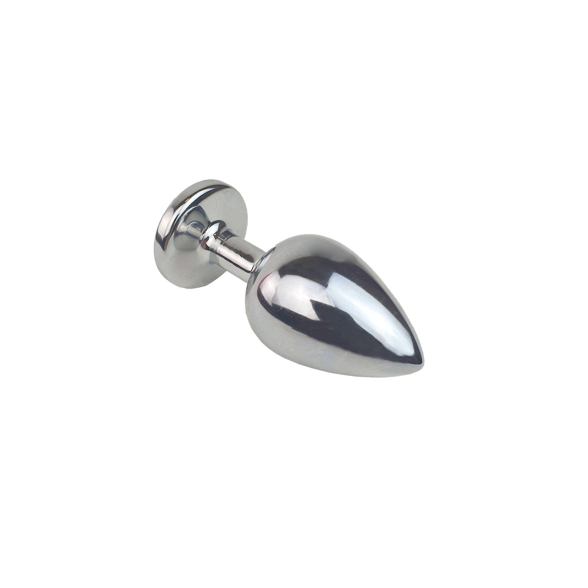 Plug Anal "G" em Metal e Formato Cônico com Joia na Base - 8 x 4 cm | Disponível em 8 Cores - 11