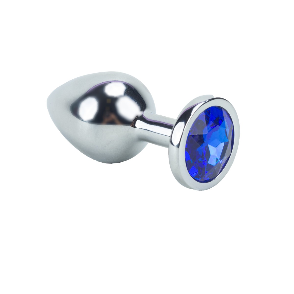 Plug Anal Cônico em Metal no Tamanho "M" com Joia na Base - Seamless Butt Plug Starting | 7,3 x 3,3 cm | Disponível em 9 Cores - 4