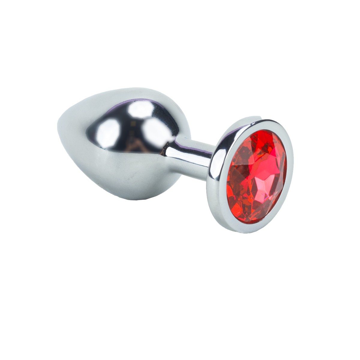 Plug Anal Cônico em Metal no Tamanho "M" com Joia na Base - Seamless Butt Plug Starting | 7,3 x 3,3 cm | Disponível em 9 Cores - 5