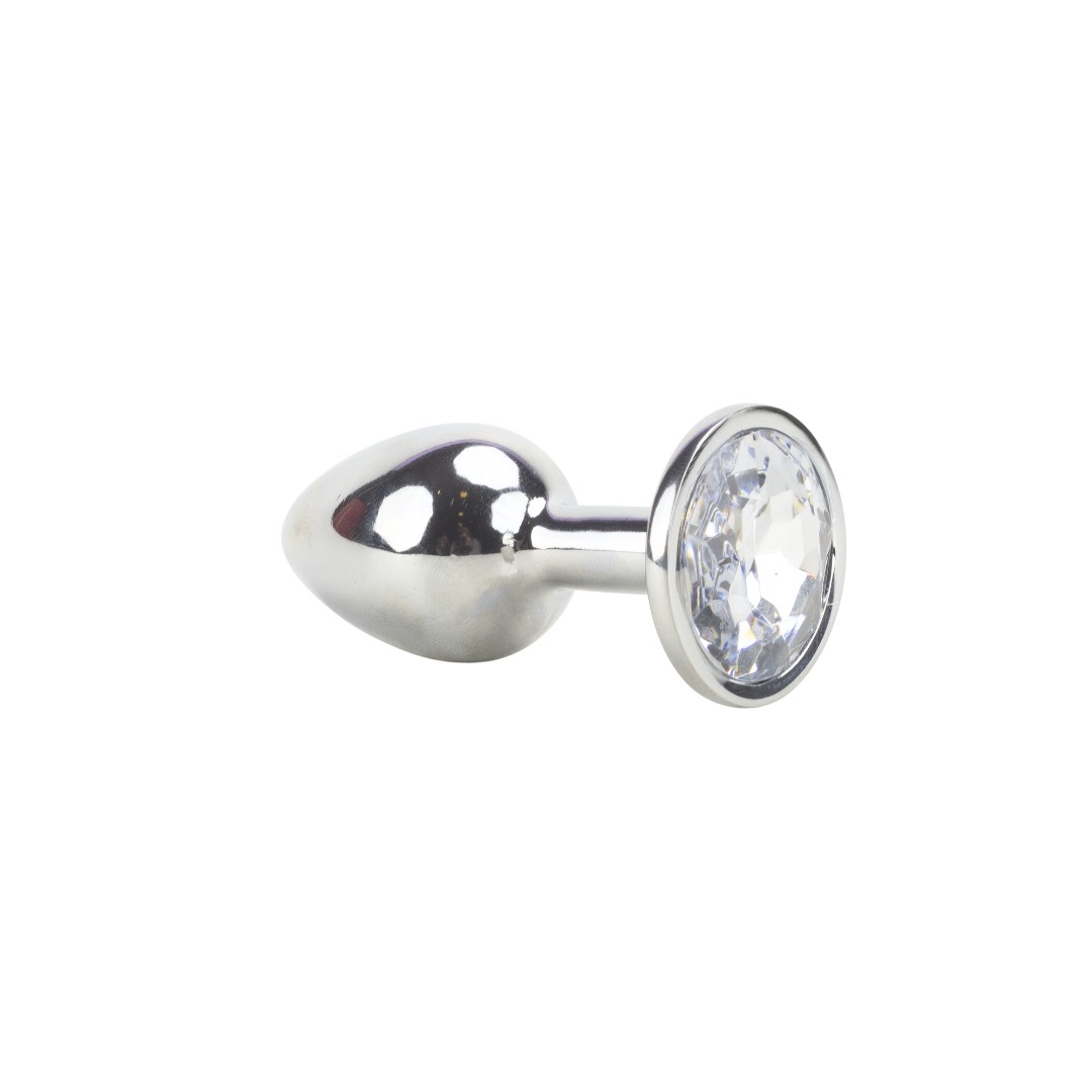 Plug Anal Cônico em Metal no Tamanho P com Joia na Base - Seamless | 5,5 x 2,6 cm | Disponível em 8 Cores - 2