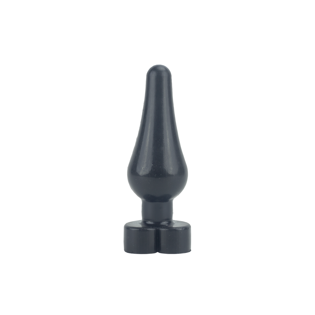 Plug Anal Cônico em PVC com Base Achatada no Formato de Coração - InNamorata Love Items | 10,1 x 3,7 cm - 1