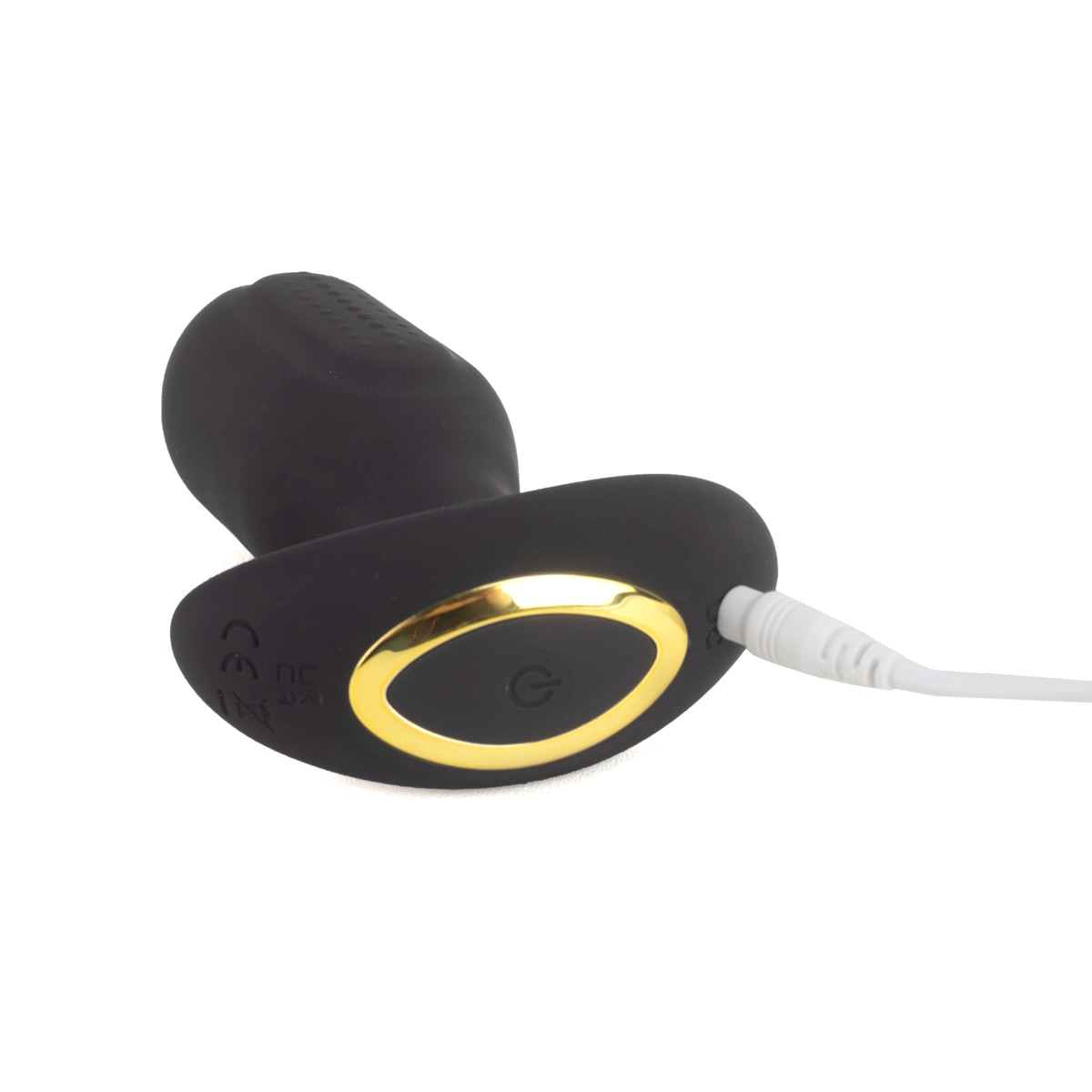 Plug Anal Cônico em Silicone com 9 Modos de Vibração e Rotação, Controle Via Aplicativo e Recarregável - SI Pong | 8,5 x 3,5 cm - 3