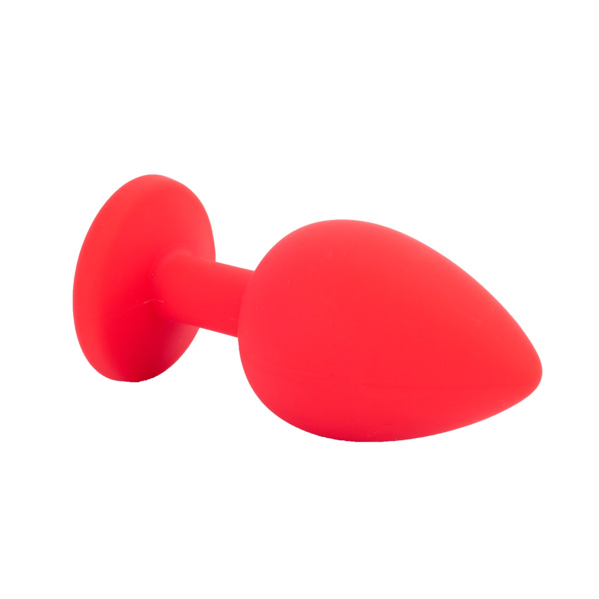 Plug Anal Cônico em Silicone com Joia na Base no Tamanho G - Sexy Import | 8,2 x 4,2 cm | Disponível em 4 Cores - 19