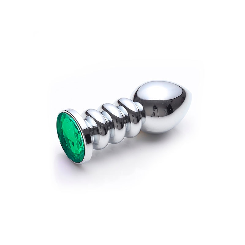 Plug Anal Cromado Tamanho "P" com Formato Cônico e Detalhe de Joia - Lust Metal Anal Screw | 6,2 x 2,7 cm | Disponível em 11 Cores - 6