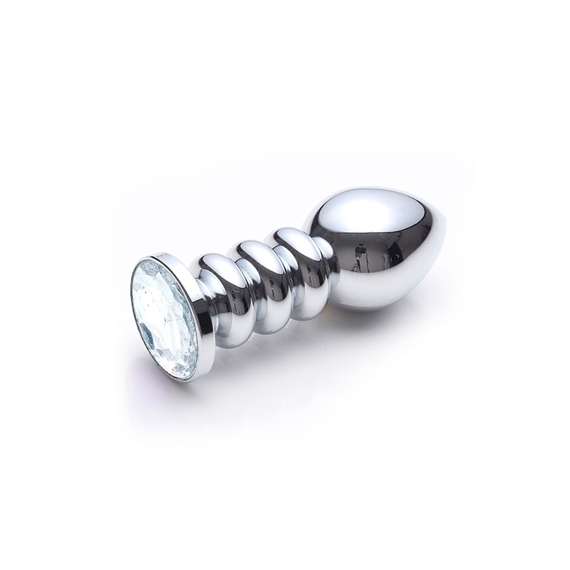 Plug Anal Cromado Tamanho "P" com Formato Cônico e Detalhe de Joia - Lust Metal Anal Screw | 6,2 x 2,7 cm | Disponível em 11 Cores - 8