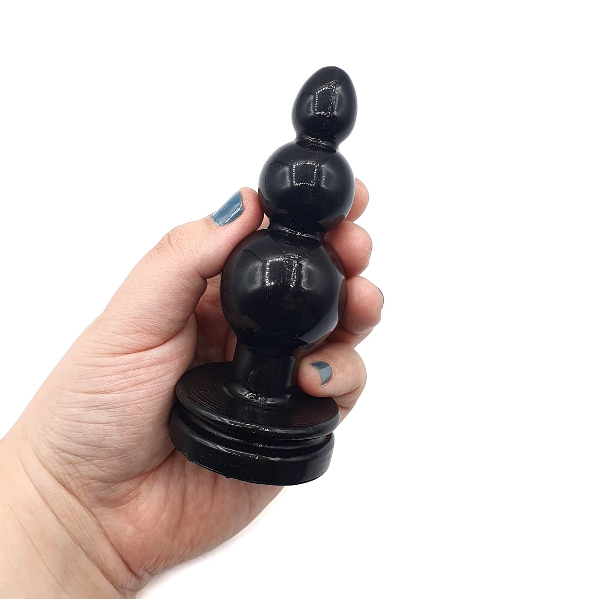 Plug Anal Escalonado com 3 Esferas Gradativas e Base Achatada - InNamorata Love Items N°05 Plug Bool | 9,6 x 3,7 cm | Disponível em 3 Cores - 4
