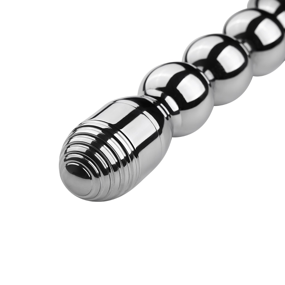 Plug Anal Escalonado em Aço com 10 Modos de Vibração e Carregamento via Cabo USB Magnético - Runyu | 14,5 x 3 cm - 6