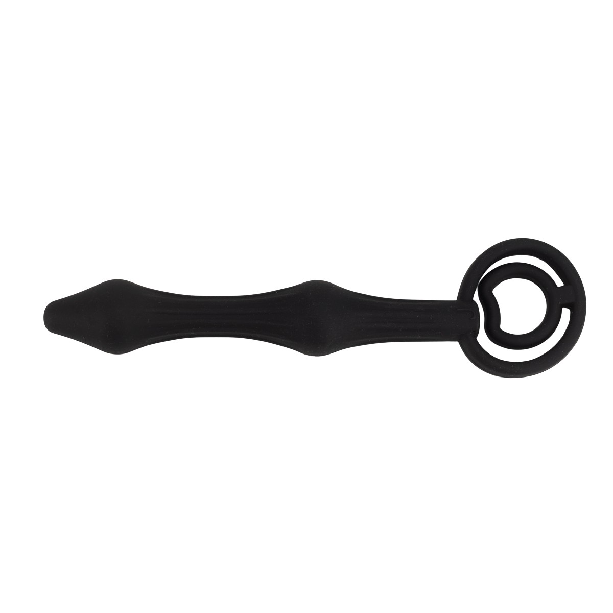 Plug Anal Escalonado com Esferas Internas, Anel Peniano Duplo e Bomba com Descompressão - SI | 17 x 3,1 cm - 5