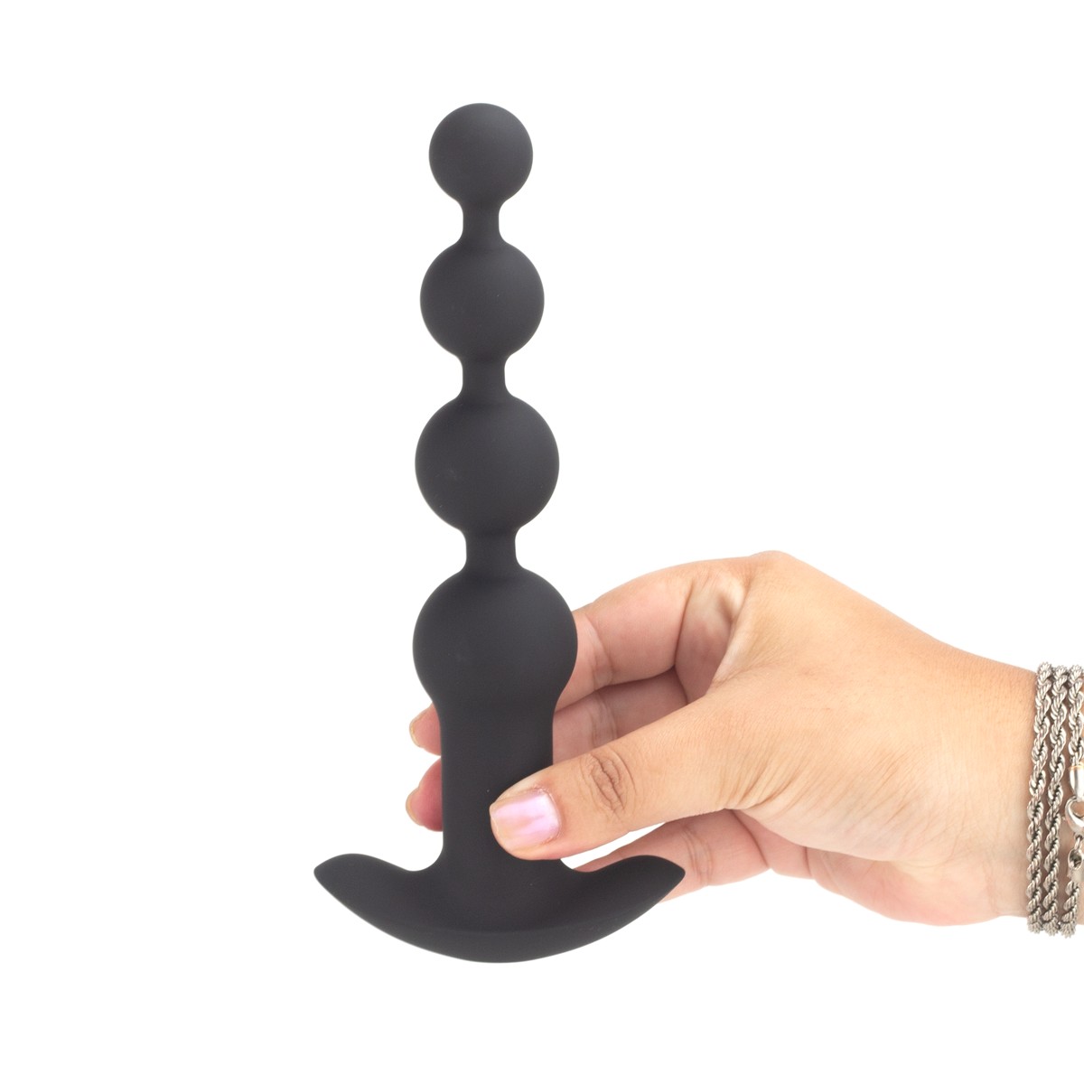 Plug Anal Escalonado Flexível com 10 Modos de Vibração, Base de Segurança e Controle Remoto Sem Fio - SI | 18,5 x 3,9 cm - 6