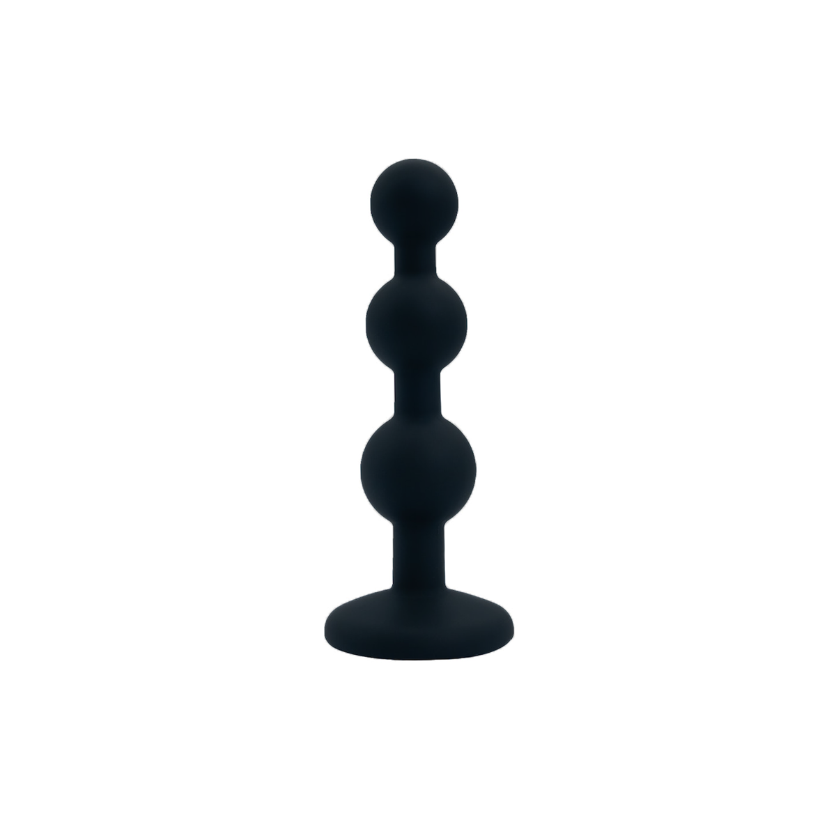 Plug Anal Escalonado em Silicone com 3 Esferas de Tamanhos Gradativos e Pedra na Base - Vip Mix | 9,5 x 2,6 cm - 2