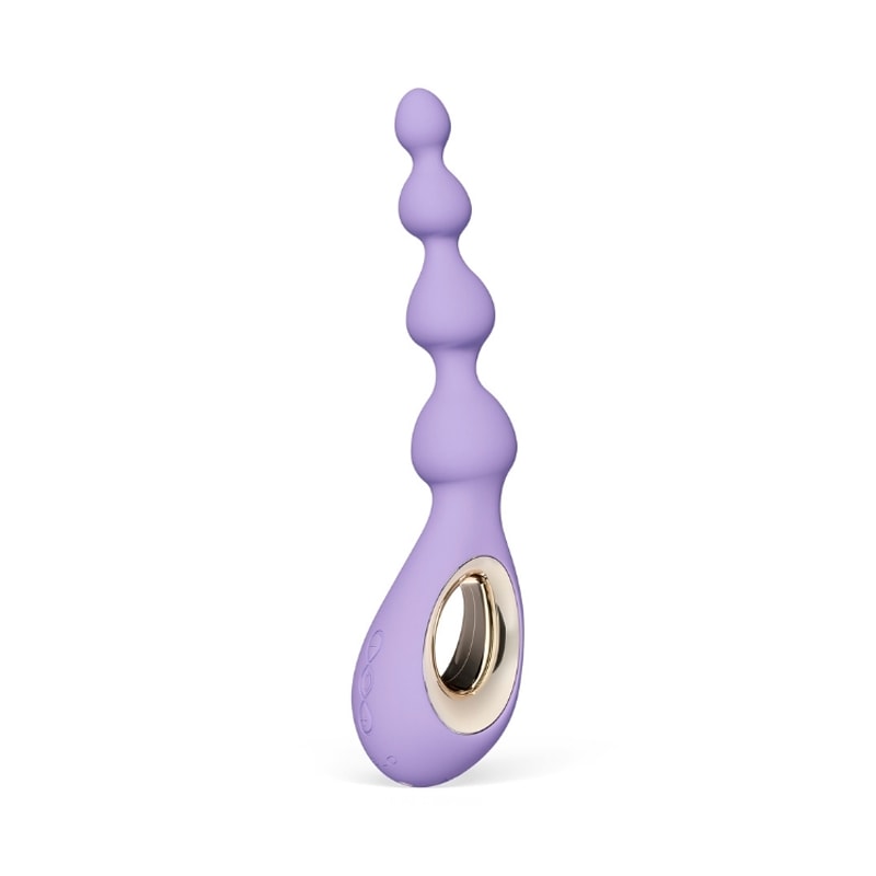 Plug Anal Escalonado em Silicone com 8 Modos de Vibração, Nódulos Massageadores e Tecnologia Bow-Motion - Lelo SORAYA Beads | Disponível em 2 Cores - 8