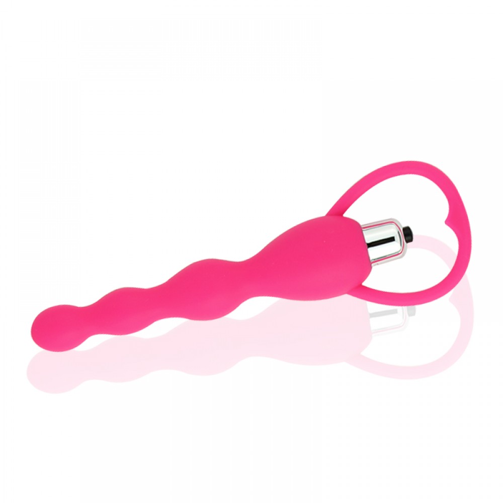 Plug Anal Escalonado em Silicone Cirúrgico com Vibração - XXOO | 12,5 x 3,2 cm | Disponível em 2 Cores - 6