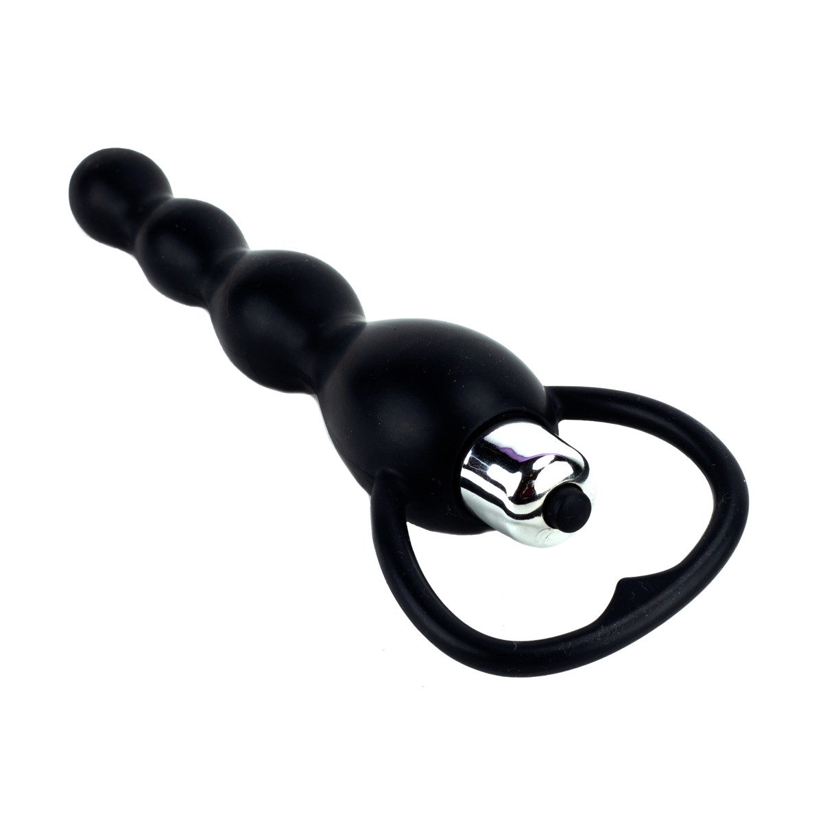 Plug Anal Escalonado em Silicone Cirúrgico com Vibração - XXOO | 12,5 x 3,2 cm | Disponível em 2 Cores - 2