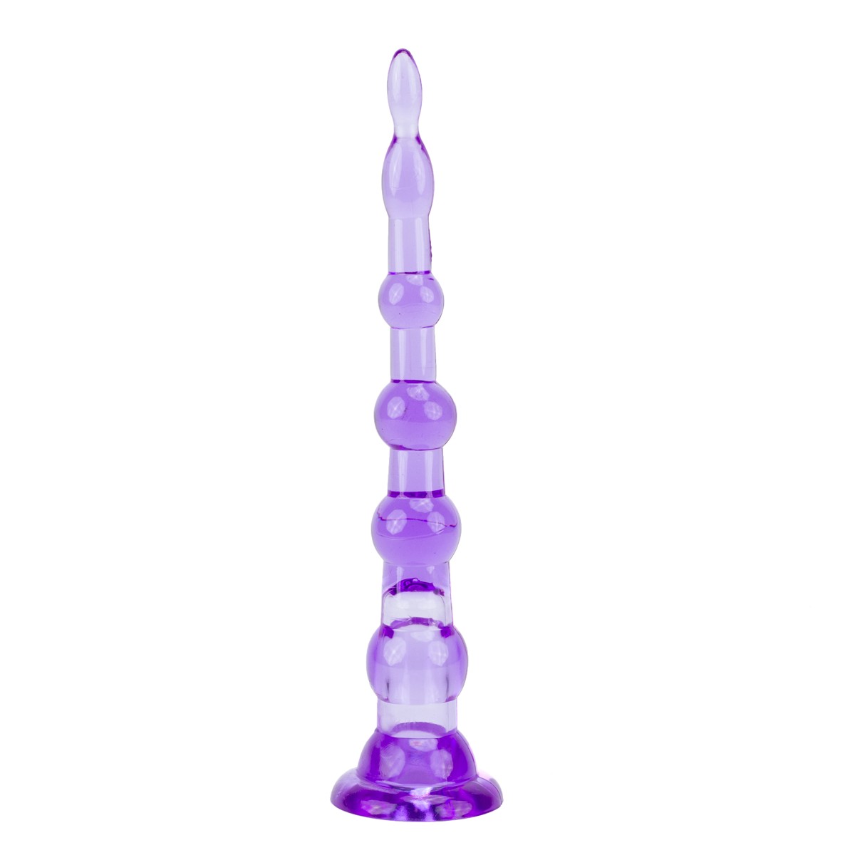 Plug Anal com Esferas Gradativas e Cápsula Vibratória - Pyramid Gels | 20,5 x 3 cm | Disponível em 3 Cores - 6