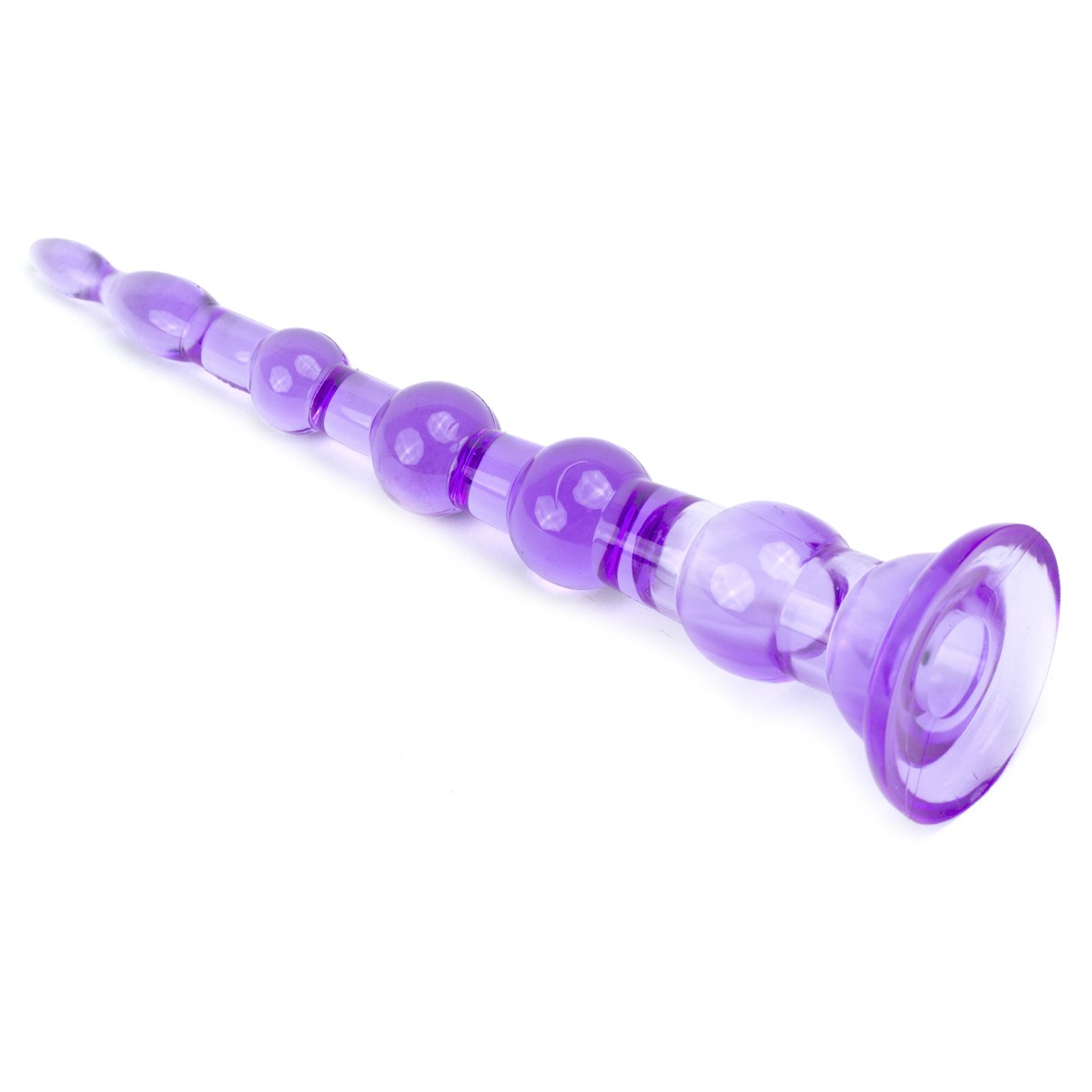 Plug Anal com Esferas Gradativas e Cápsula Vibratória - Pyramid Gels | 20,5 x 3 cm | Disponível em 3 Cores - 8