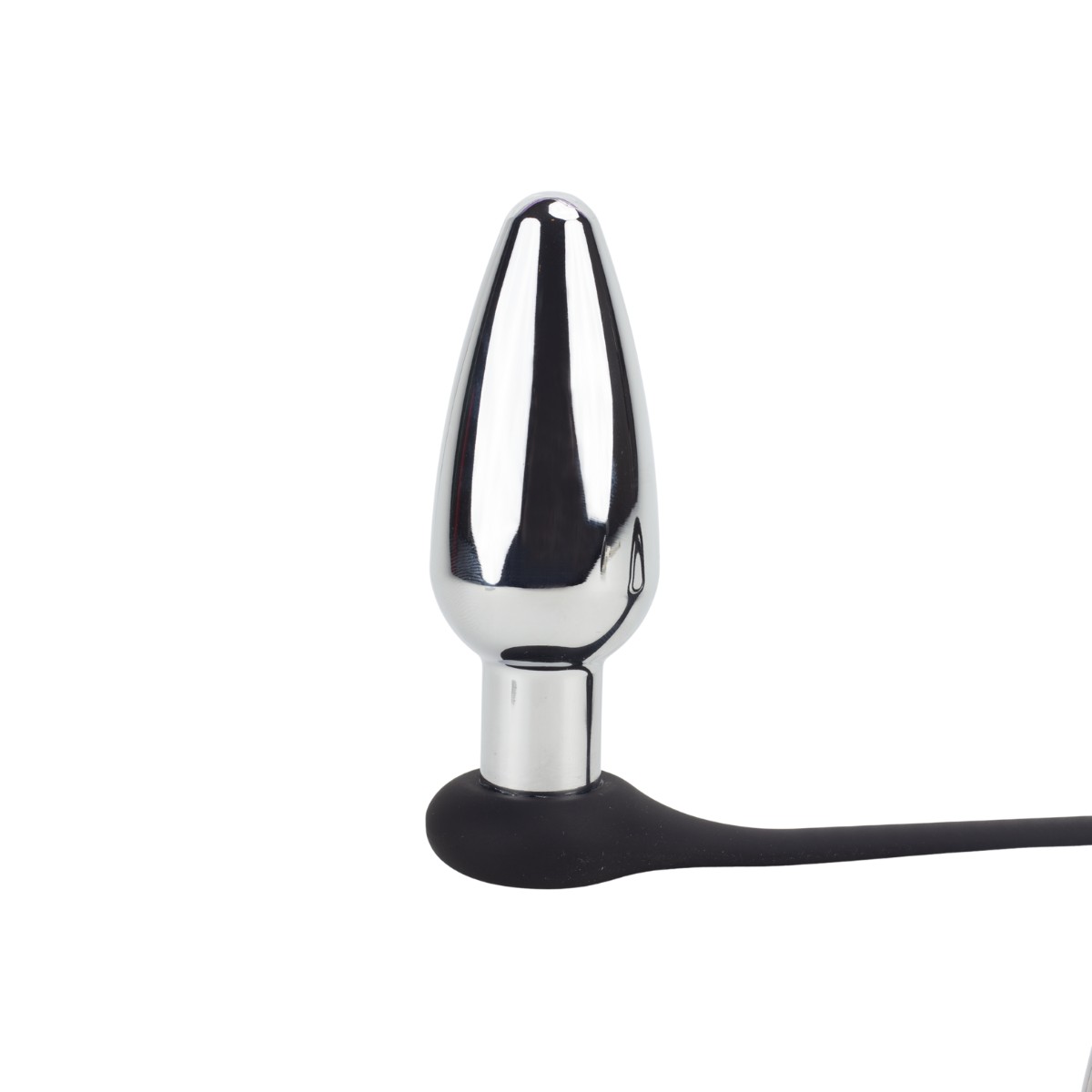 Plug Anal em Formato Cônico com 10 Modos de Vibrações, Anel Duplo em Silicone, Controle Remoto e Recarregável - SI | 9,5 x 3,7 cm - 2