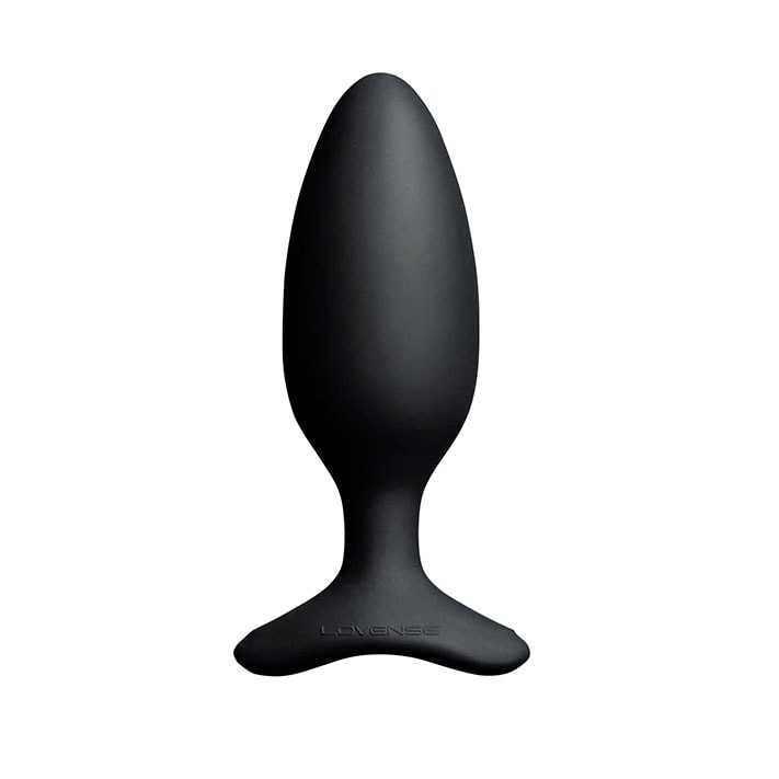 Plug Anal ''M'' no Formato Cônico em Silicone com Base de Segurança, 7 Modos de Vibração e Controle Via Aplicativo - Lovense Hush 2  | 11 x 4,4 cm - 3