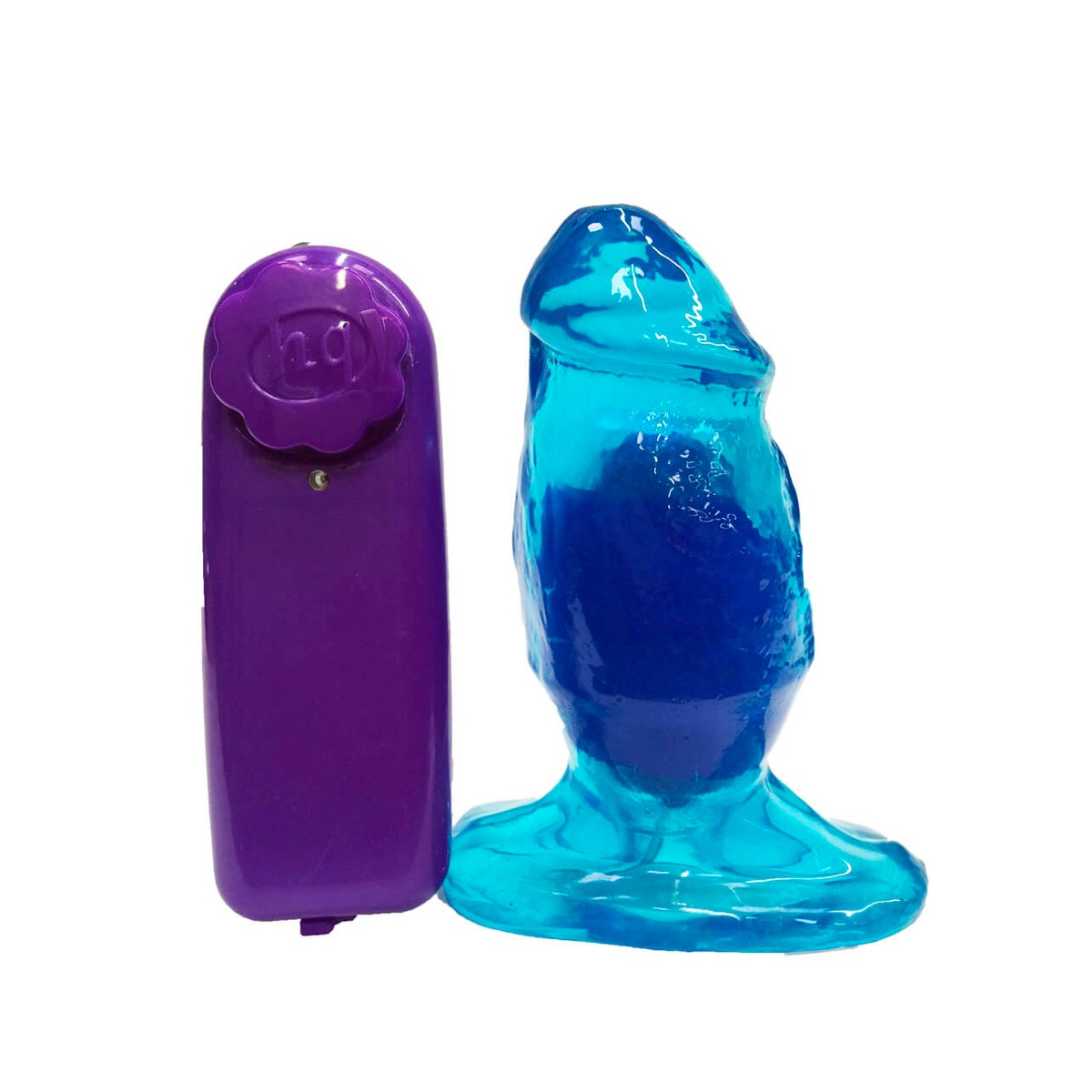 Plug Anal em Formato de Pênis Realístico com Vibração Multivelocidade e Base de Suporte - Magic Sexy | 8,5 x 4 cm | Disponível em 6 Cores - 4