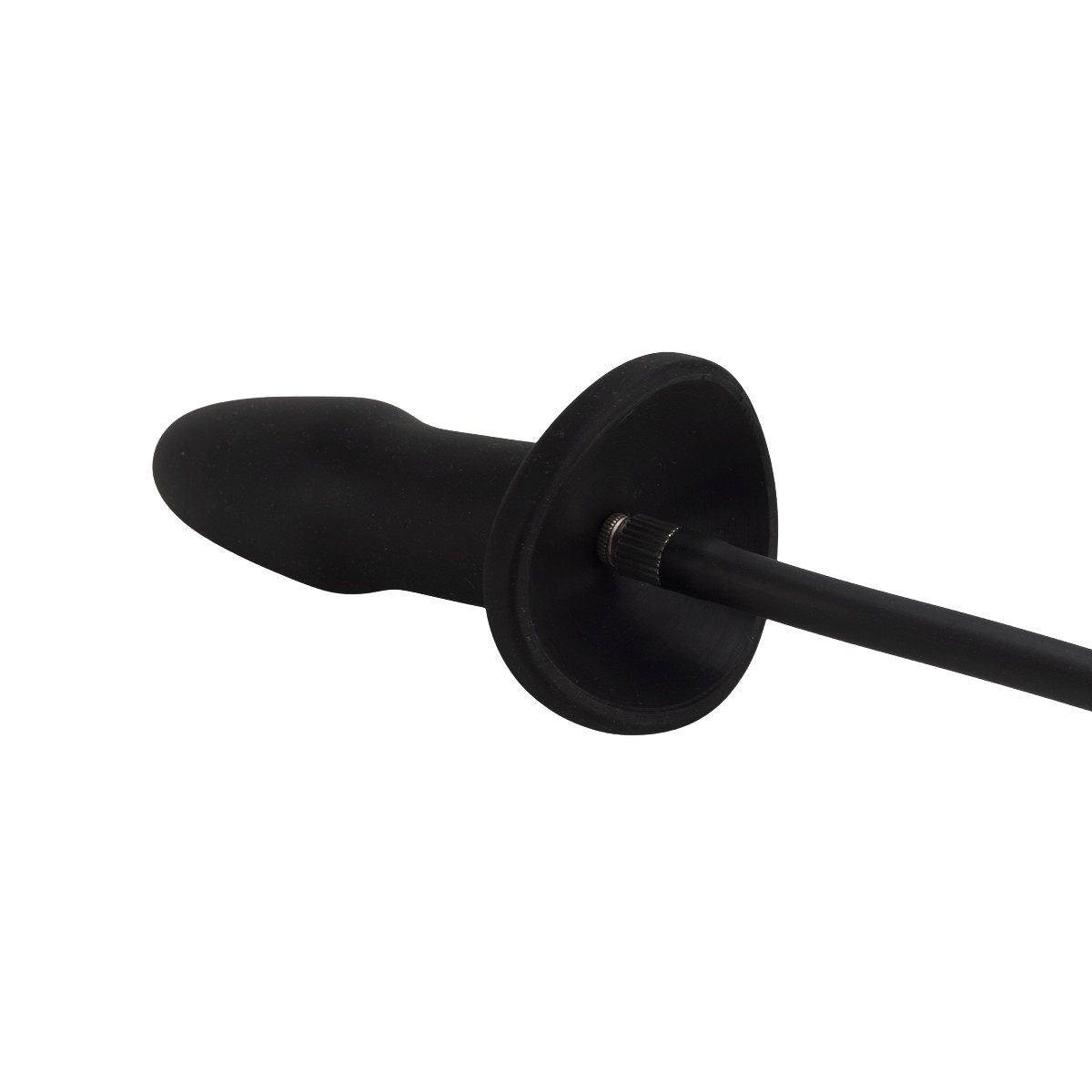 Plug Anal "G" Anatômico Inflável em Silicone com Pera Insufladora e Descompressão - SI | 8,7 x 3 cm - 6