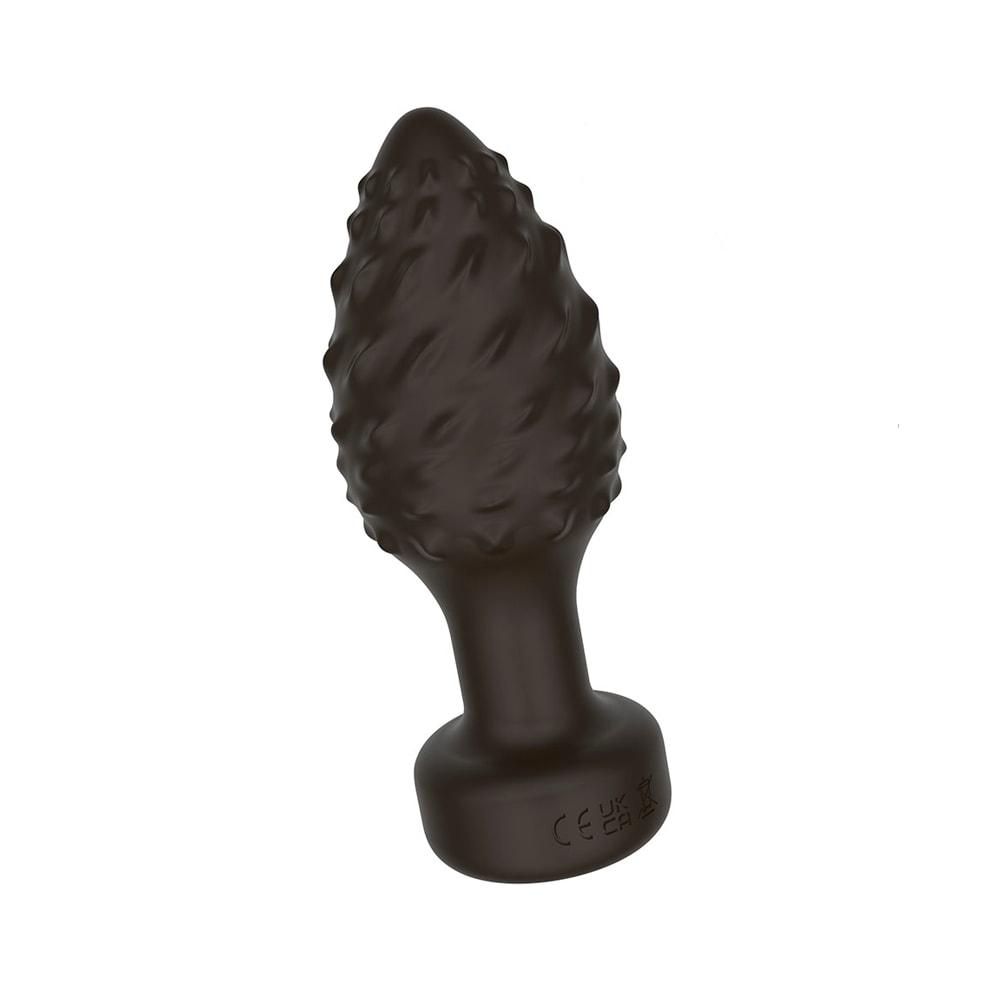 Plug Anal ''G'' em Formato Cônico com Texturas, 9 Modos de Vibração e Controle Remoto Via App - YouVibe | 8,5 x 3,8 cm - 4