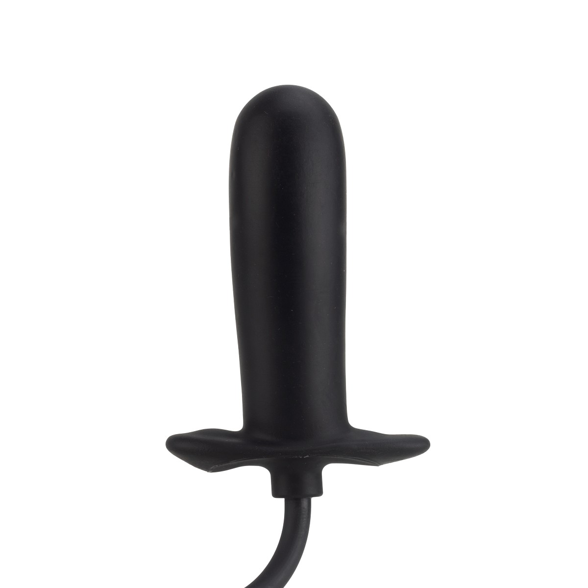 Plug Anal "G" Inflável em Silicone com Formato Cilíndrico, Alça de Segurança e Válvula de Descompressão | 10 x 3,2 cm - 4