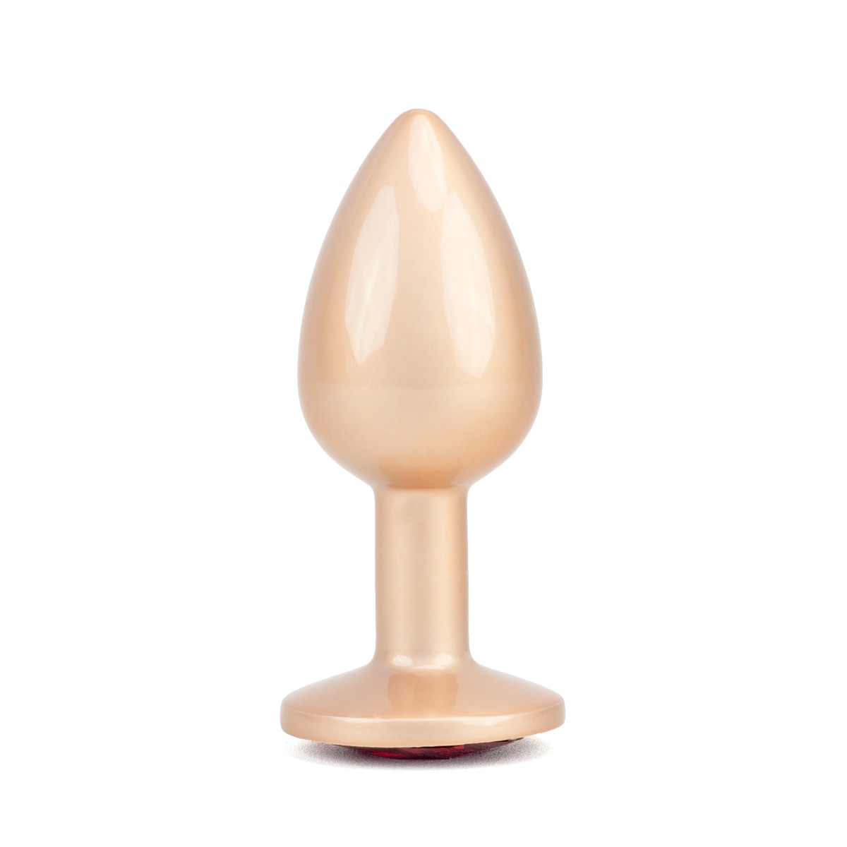 Plug Anal de Luxo no Tamanho "P" com Brilho Acetinado e Pedra na Base - Vip Mix | 6 x 2,7 cm | Disponível em 2 Cores - 5