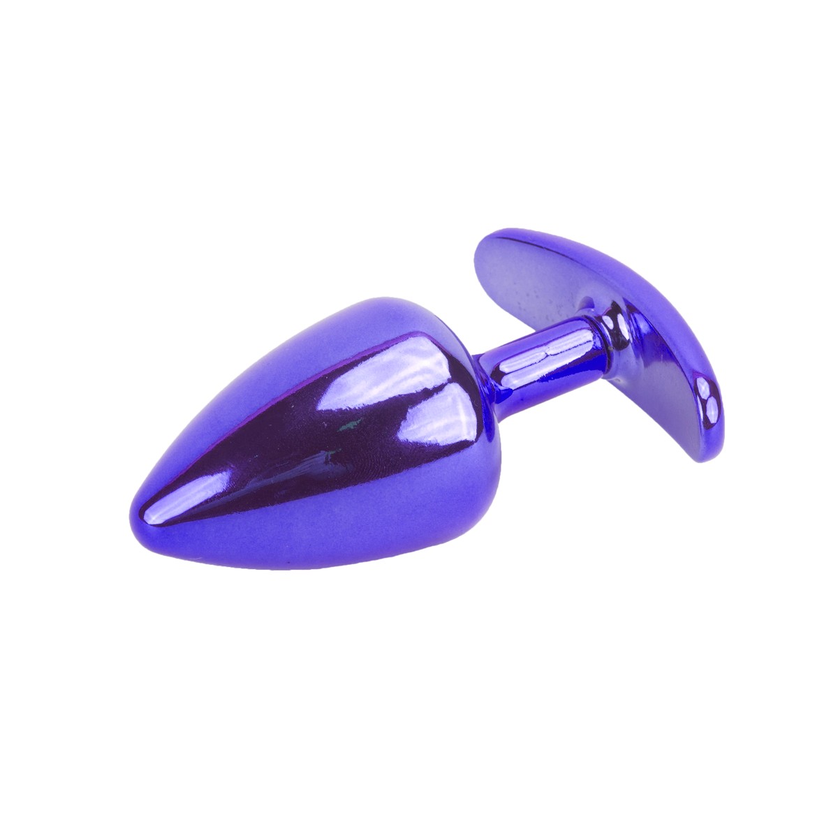Plug Anal "M" Cônico em Metal com Strass e Base Removível - Hard | 6,8 x 3,2 cm | Disponível em 7 Cores - 22