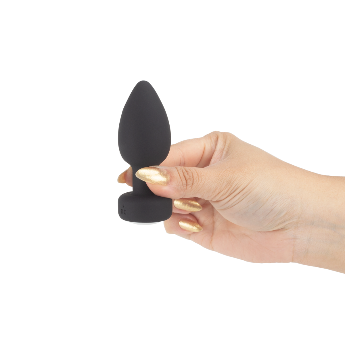 Plug Anal "M" em Formato Cônico, 10 Modos de Vibração, Luz de Led e Controle Remoto Sem Fio - YouVibe | 7 x 3,3 cm | Disponível em 2 cores - 12