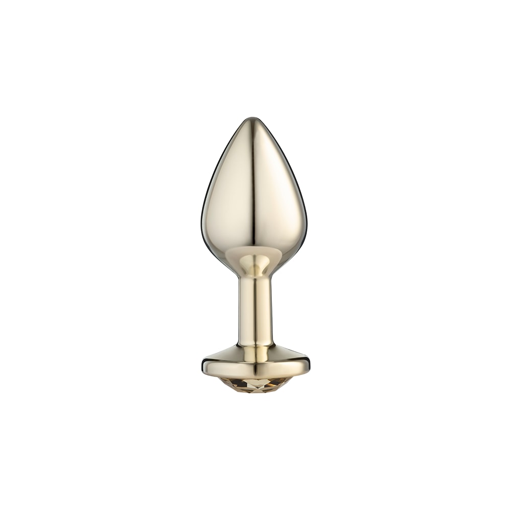 Plug Anal "M" no Formato Cônico, Metalizado com Detalhe de Pedra - Sexy Fantasy Lite | 7,5 x 3,2 cm | Disponível em 5 Cores - 8