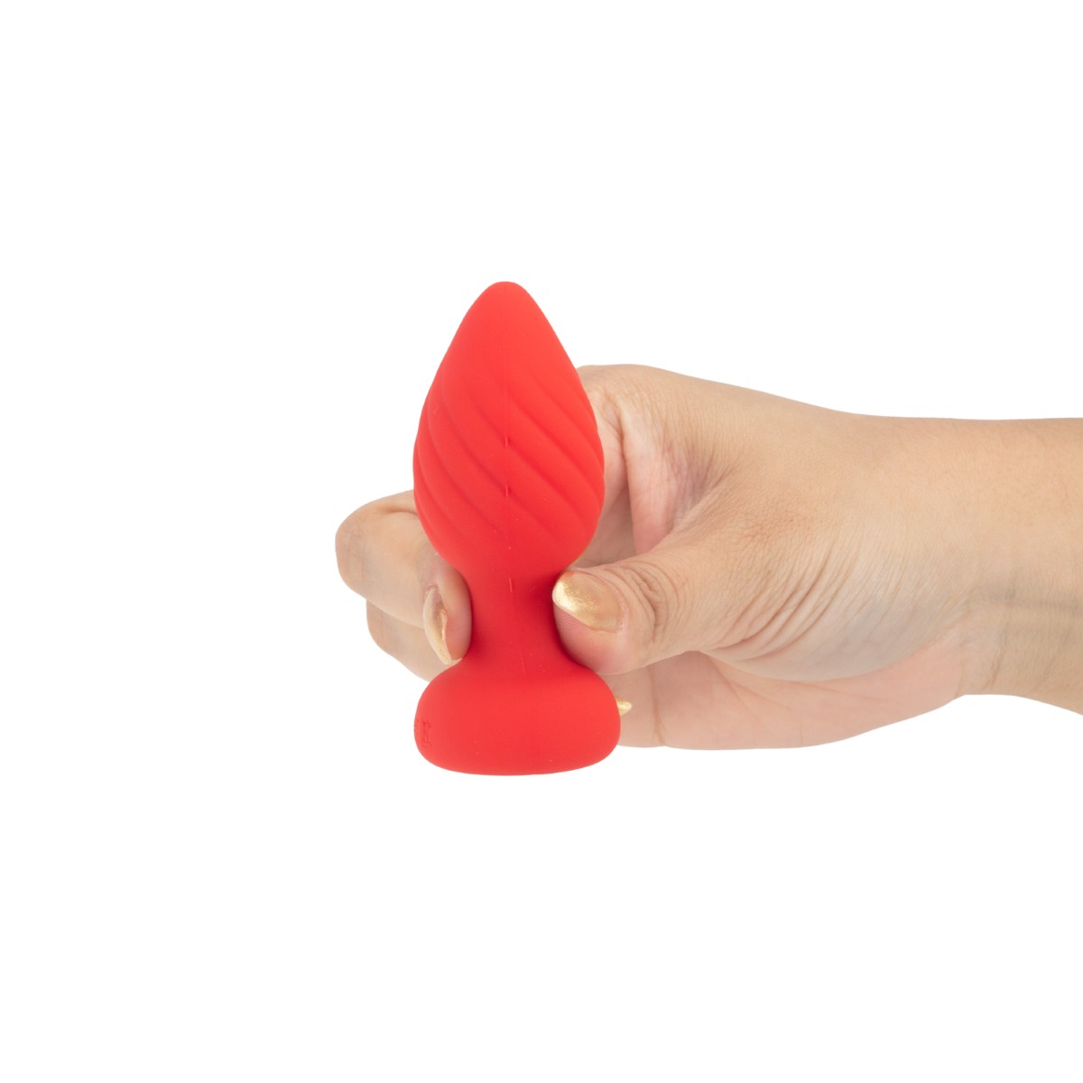 Plug Anal "M" em Formato Cônico com Textura em Espiral, 10 Modos de Vibração e Controle Remoto Sem Fio - YouVibe | 6,8 x 3,5 cm | Disponível em 2 cores - 8