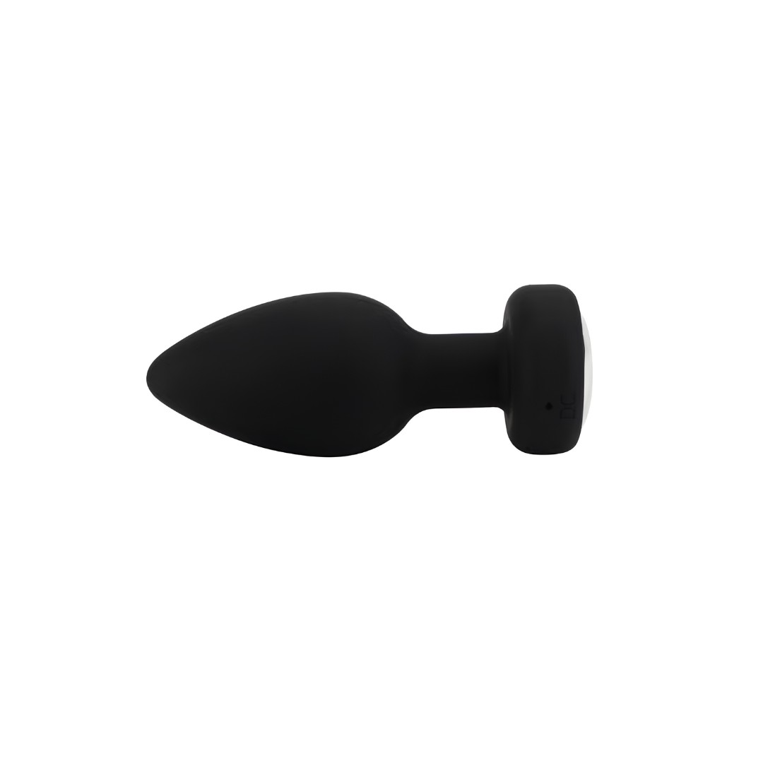 Plug Anal "M" em Silicone, Formato Cônico, 9 Modos de Vibração e Controle Remoto Sem Fio - SI Aiko 2 | 7,4 x 3,3 cm - 5