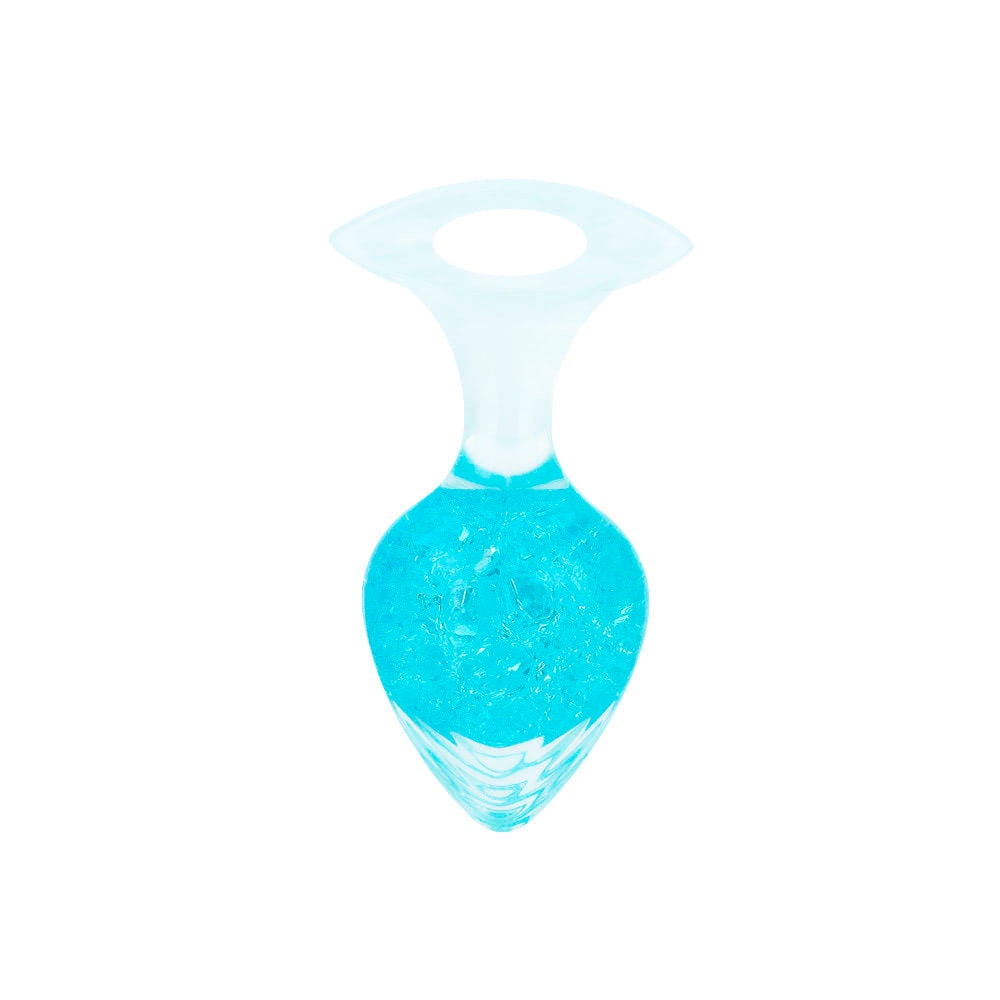Plug Anal ''M'' de Silicone Platina Com Esfera de Vidro Interna, Alça e Detalhe de Coração - YouVibe | 7,4 x 3,8 cm | Disponível em 6 Cores - 22