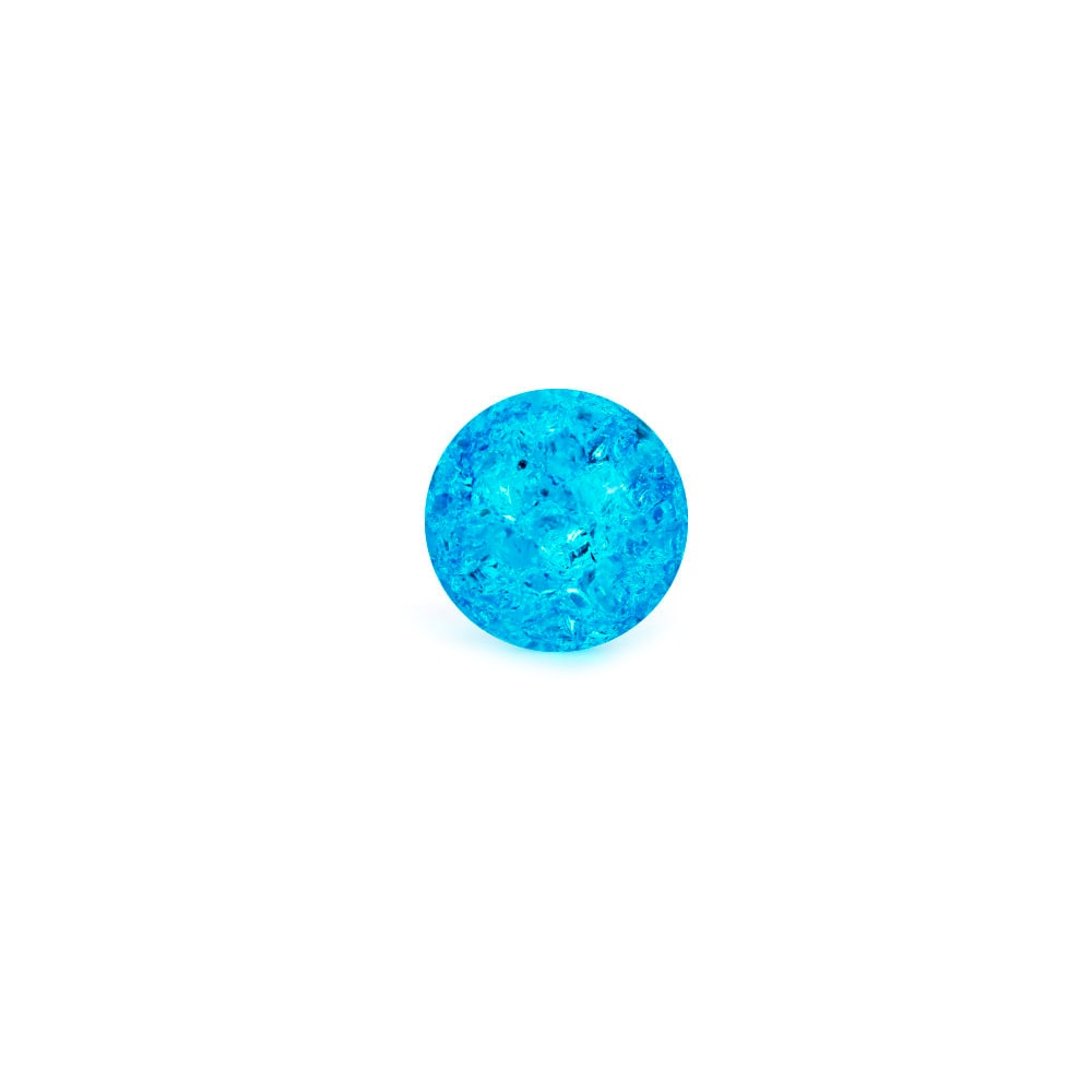 Plug Anal ''M'' de Silicone Platina Com Esfera de Vidro Interna - YouVibe | 7,4 x 3,8 cm | Disponível em 6 Cores - 6