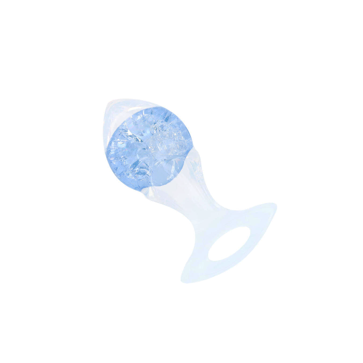 Plug Anal "M" em Silicone Platina, Formato Cônico com Esfera Interna e Alça de Segurança - YouVibe | 7,2 x 4 cm | Disponível em 6 Cores - 4