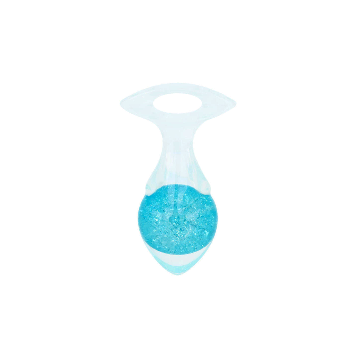 Plug Anal "M" em Silicone Platina, Formato Cônico com Esfera Interna e Alça de Segurança - YouVibe | 7,2 x 4 cm | Disponível em 6 Cores - 7